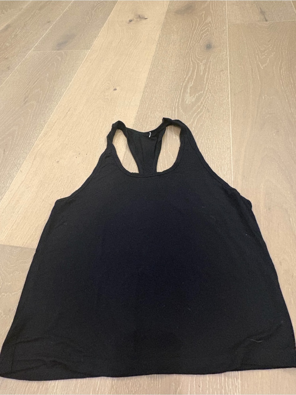 ALO Yoga Black Racerback Tank Top